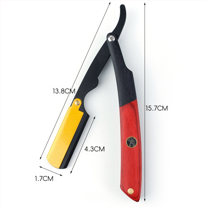 CestoMen vintage manuālais skuveklis vīriešiem, salokāms, 74 asmeņi