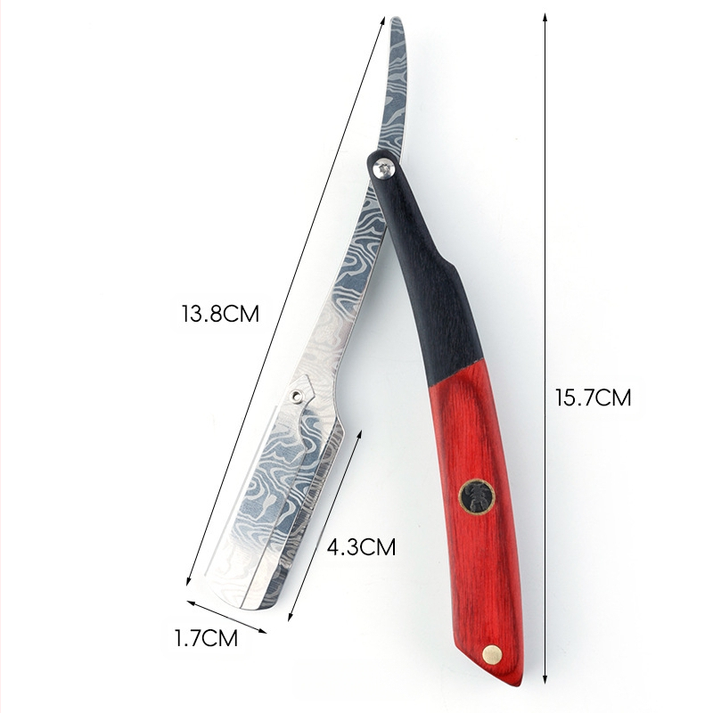 CestoMen vintage manuālais skuveklis vīriešiem, salokāms, 74 asmeņi