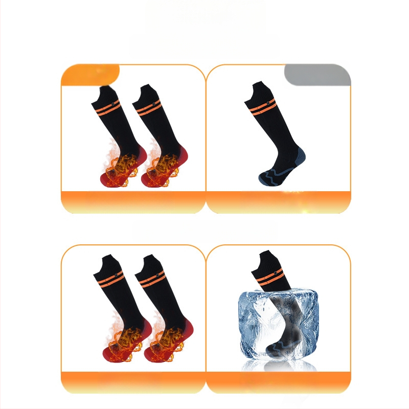 Електрически нагряващи чорапи, памук, модел WTS8377, отопление на стъпалата, за бягане, колоездене, ски и туризъм