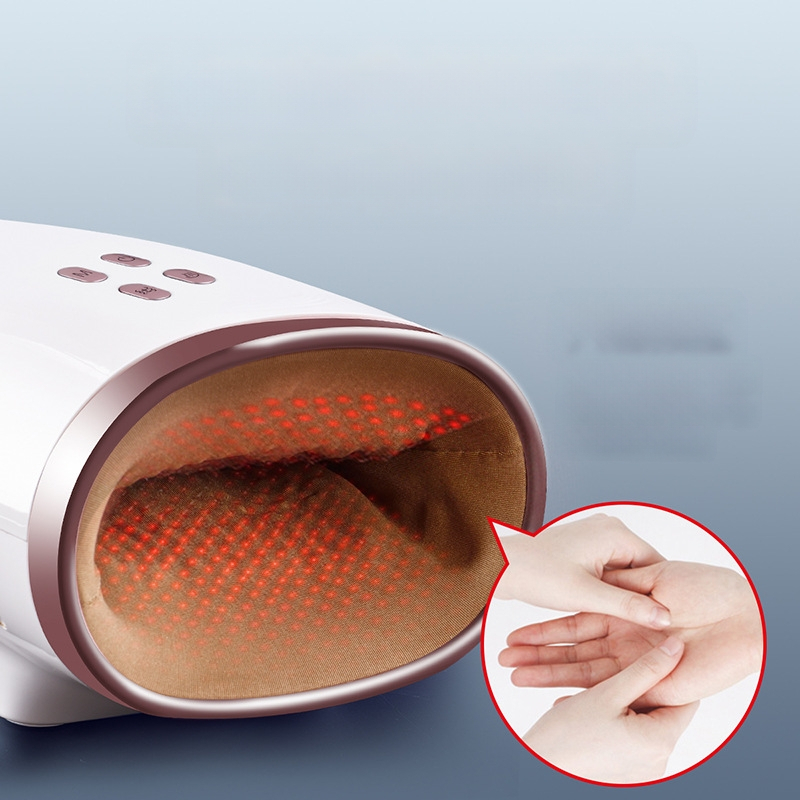 Ръчен масажор за ръка, безжичен и преносим, масаж с въздушна възглавница и нагряване, имитация на човешка ръка, множество режими, USB захранване, модел A30