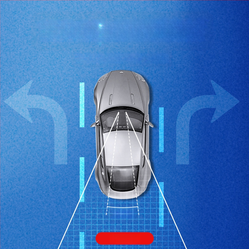 Papildomas automobilio vidaus veidrodėlis su plačiu kampu išlenktu lęšiu – snap-on montavimas, universalus suderinamumas, paprastas stilius