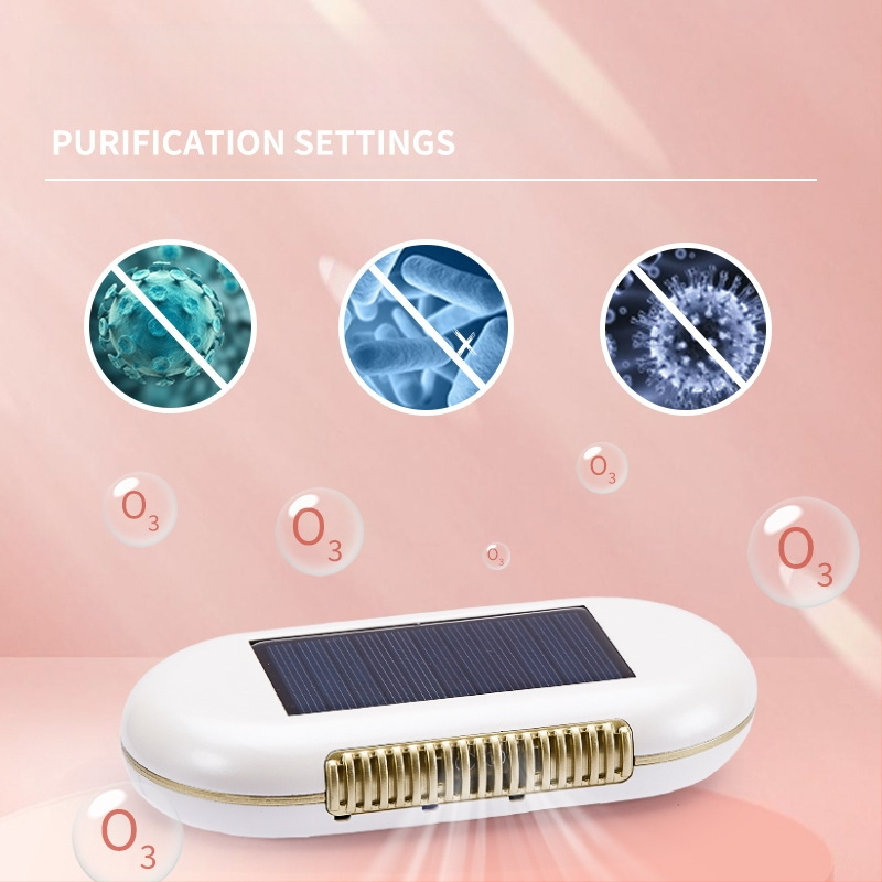 Automobilio oro valytuvas su saulės ir USB maitinimu, modelis 8820, 2W, 1000 neigiamų jonų koncentracija, dengiamas plotas 2 m²