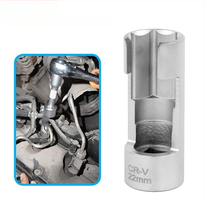 Krom-vanadijevo čelični šestoukutni ključ za cijev dizelskog ubrizgavanja s pristupom senzoru kisika