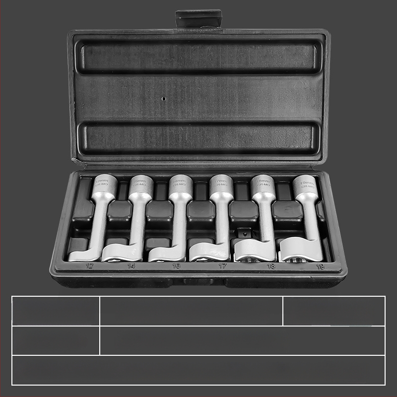 Krom-vanadijevo čelični šestoukutni ključ za cijev dizelskog ubrizgavanja s pristupom senzoru kisika