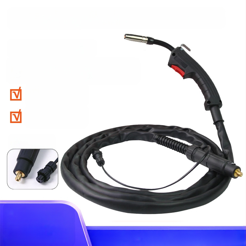 Be dujų suvirinimo pistoletas, rankinis, Rui Yi NBC250, Europos stiliaus 14AK, greitas kištukas, metalo apdirbimui