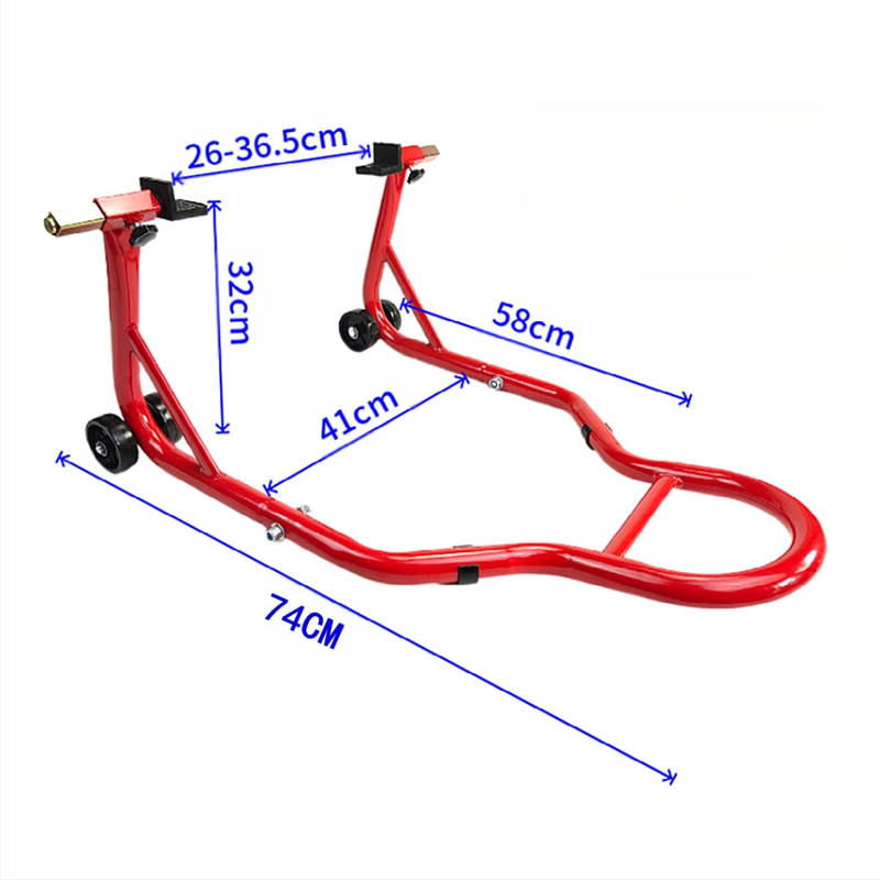 Ανυψωτικό σταντ για δίκυκλο δρόμου με στήριξη πίσω τροχού - συντήρηση μοτοσικλέτας και επισκευή