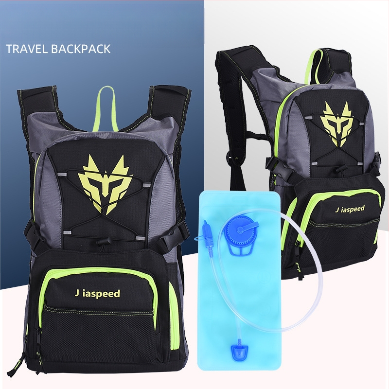 Jiaspeed Hidratuojantis kuprinė Cross-Country važiavimui dviračiu — drobės kuprinė su vandens rezervuaru, be lietaus apsaugos