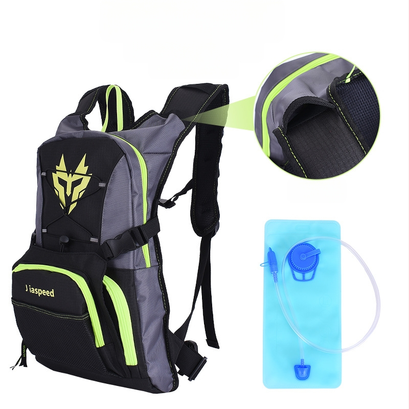 Jiaspeed Hidratuojantis kuprinė Cross-Country važiavimui dviračiu — drobės kuprinė su vandens rezervuaru, be lietaus apsaugos