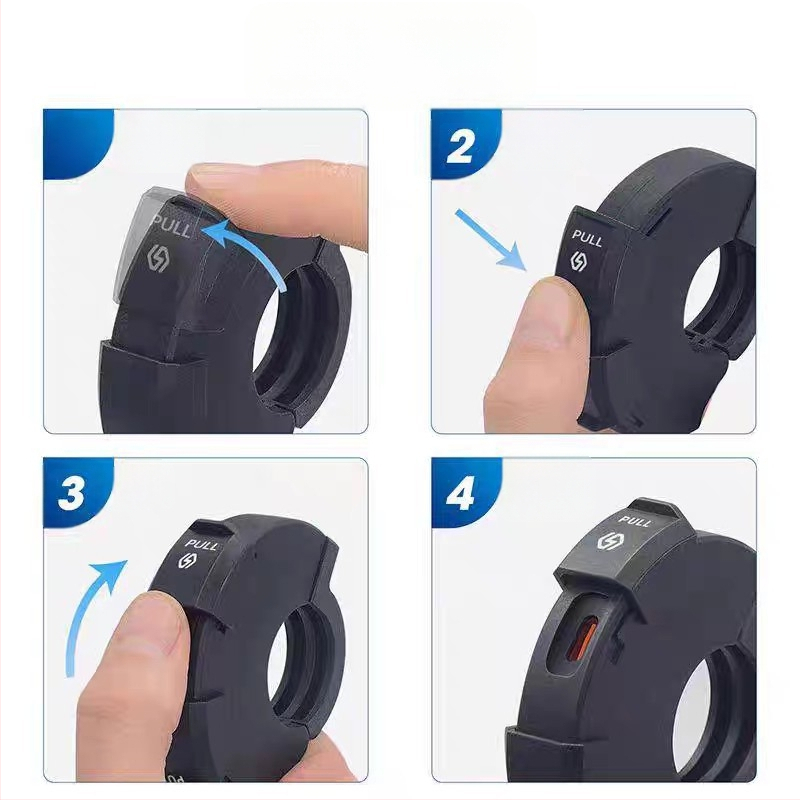 Φορτιστής USB για μοτοσικλέτα, αδιάβροχος, γρήγορη φόρτιση 30W, SAE διεπαφή, είσοδος 12-24V