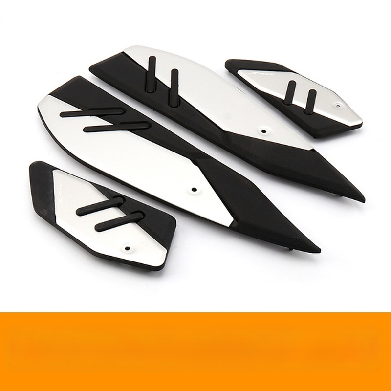 Αλουμινένιο αντιολισθητικό πέλμα πεταλιού για Yamaha XMAX300 (2017–2024) — μη φθαρτή εγκατάσταση