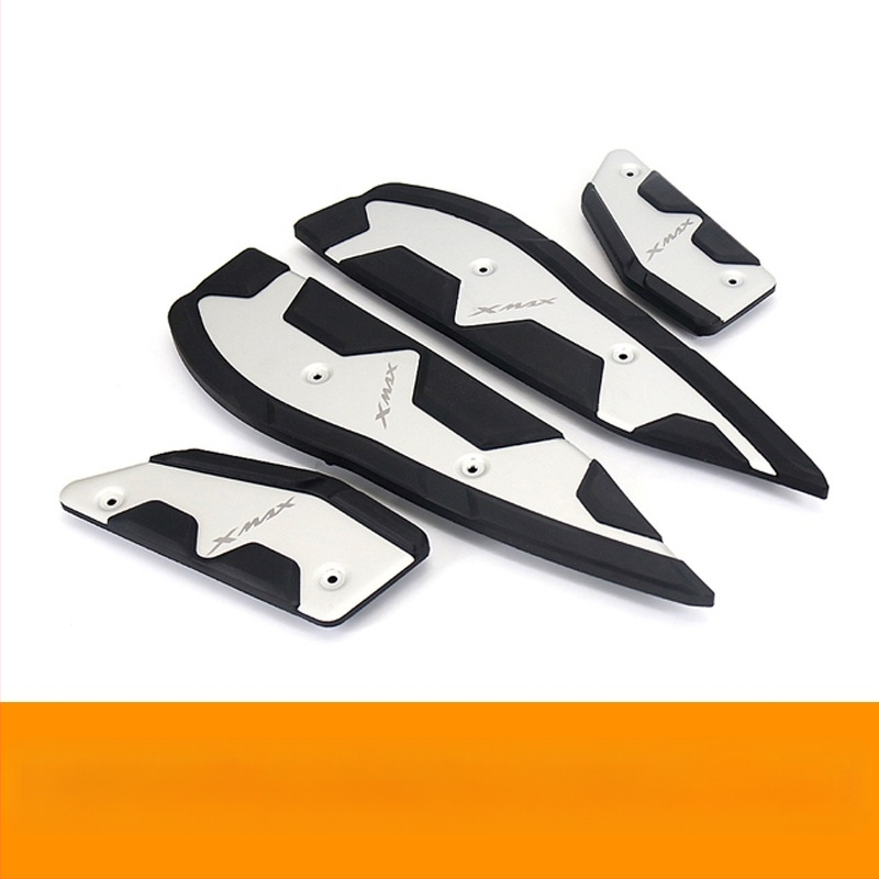 Αλουμινένιο αντιολισθητικό πέλμα πεταλιού για Yamaha XMAX300 (2017–2024) — μη φθαρτή εγκατάσταση