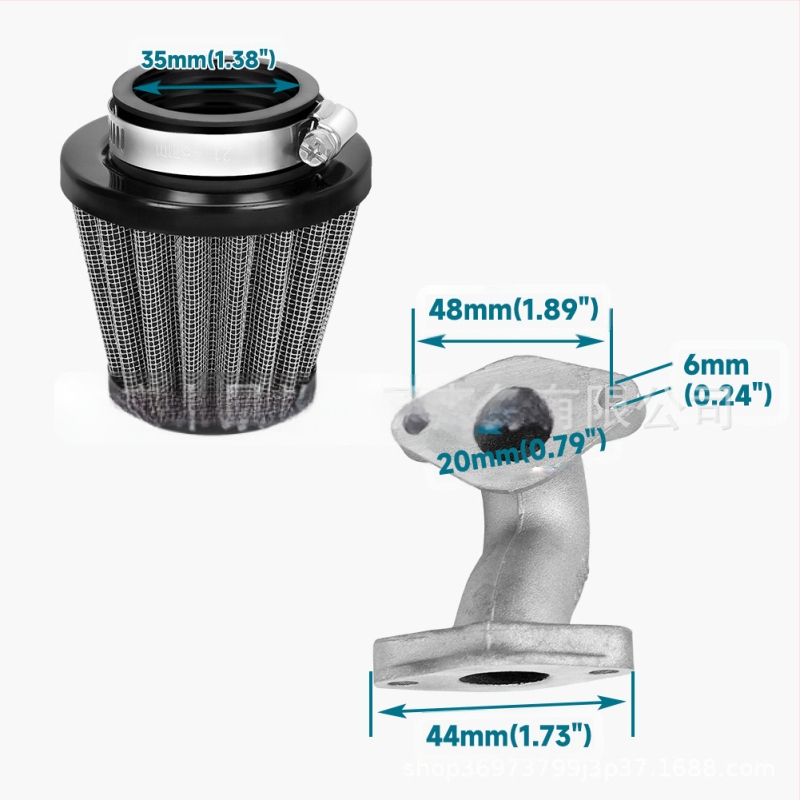 PZ20 karburetorikomplekt Taotao Coolster 110cc/90cc/70cc (10 tk)