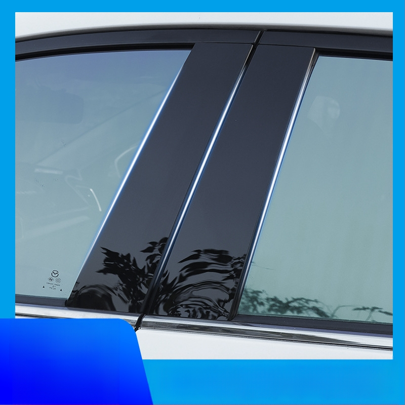 Saberya PC veidrodinis centrinės kolonos dekoras Mitsubishi: Lancer, Outlander, ASX, Wing God, Pajero; modeliai 2006–2023; mechaninė pavarų dėžė