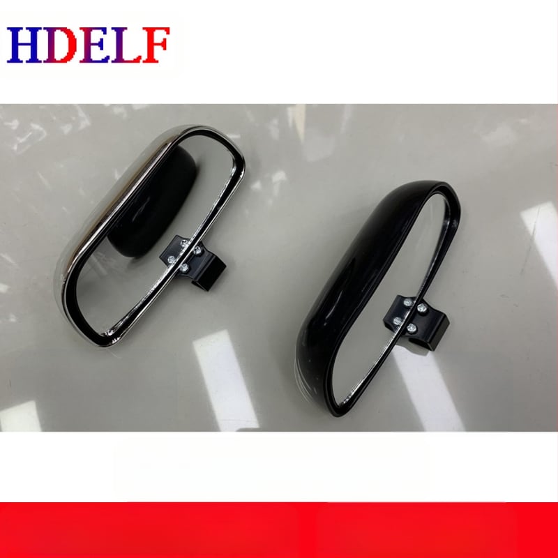 HDELF Задно огледало за автомобил с допълнително огледало за слепи зони, широко зрително поле, регулируем ъгъл