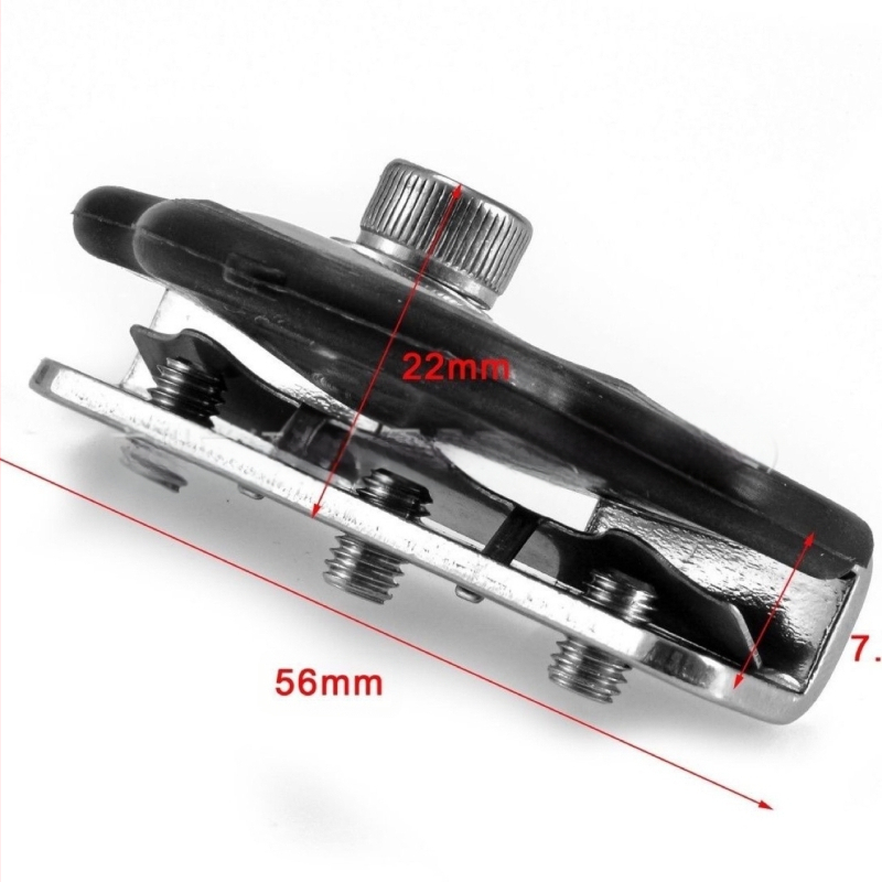 Numerio ženklo laikiklis – universaliai kapotai skirtas LED juostos tvirtinimo laikiklis (aliuminio lydinys; universali tvirtinimas; trijų arba penkių skylių tvirtinimas)