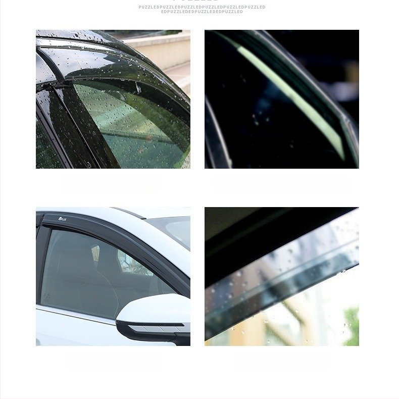 Lietaus vizier Toyota Land Cruiser (2003–2023) – lipnus montavimas, 4 vnt., suderinamas su automatine pavara, pritaikomas