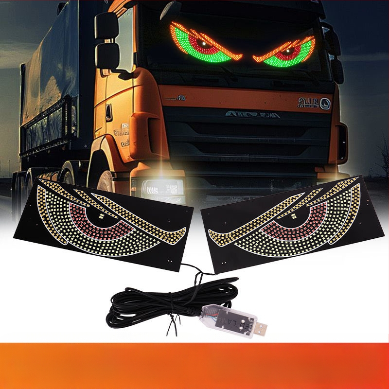 Dynamic Devil`s Eye LED zaslon za automobile, za sve modele, USB napajanje, 5V, 1W, vijek trajanja 5000 h