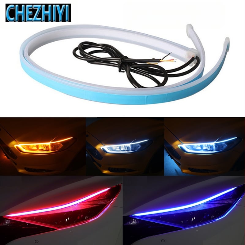 Automobilio LED juosta su vandens srauto efektu ir posūkio signalu, 12V 5W 0.18A