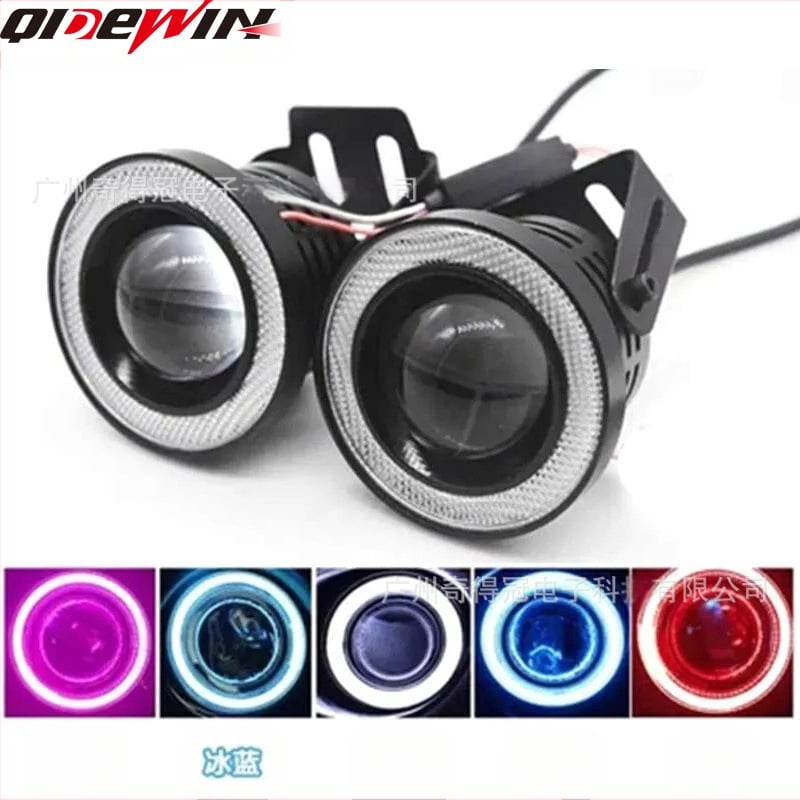 COB LED miglo žibintas 30W, Angel Eye žiedas, 12V, 3000 lm, 6000–7000K