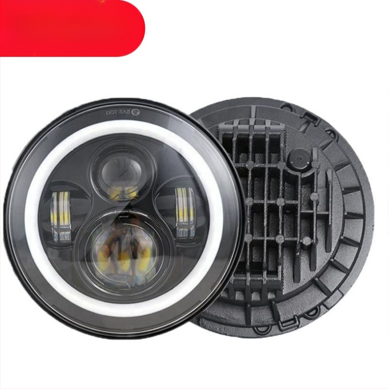 Jeep Wrangler LED žibintai – 4-LED, 40W, 3600 lm, IP67, 12-38V, integruotas aukštas ir žemas spindulys