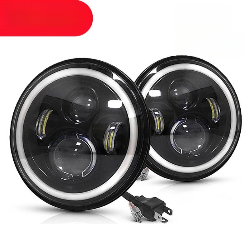 Jeep Wrangler LED žibintai – 4-LED, 40W, 3600 lm, IP67, 12-38V, integruotas aukštas ir žemas spindulys