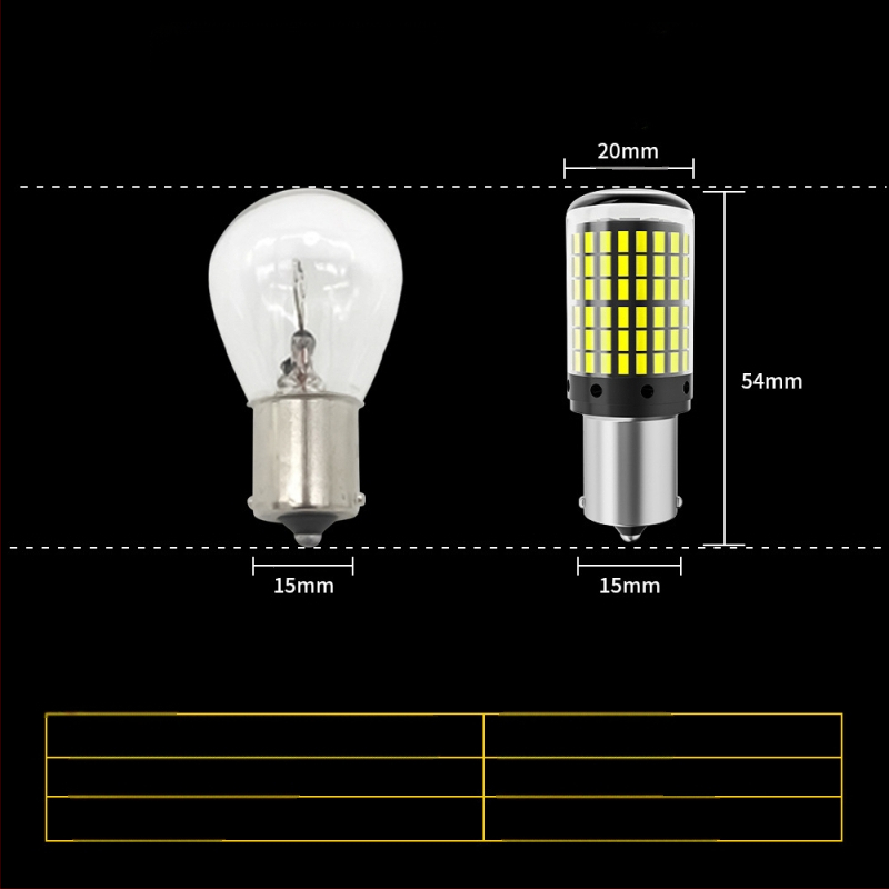 LED signāla lukturiņš bremžu signālam 3014-144, 12-80V, 20-22W, 6000K, 50 000 stundas