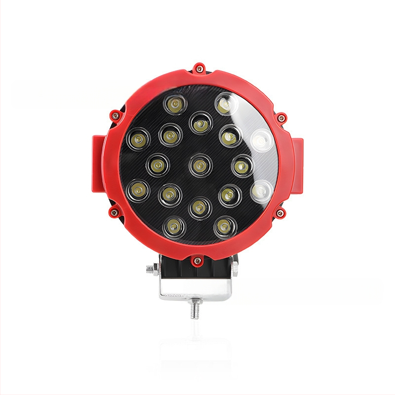 LED darbo lemputė transporto priemonėms, apvalus priekinis žibintas stilius, 51W, 12–24V, 1.5A, 6500K