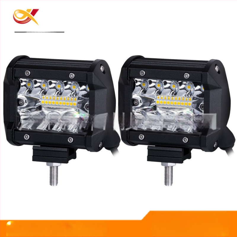 Off-road automobilio LED juostos šviesa, trijų eilių, 60W, 9-36V, 6000lm, 6500K, 3030 LED