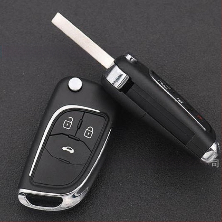 Retrofit sulankstomo rakto korpusas — ABS korpusas; rakto mentė iš gryno vario; kilmė Kinija; svoris 0.08; be nuotolinio