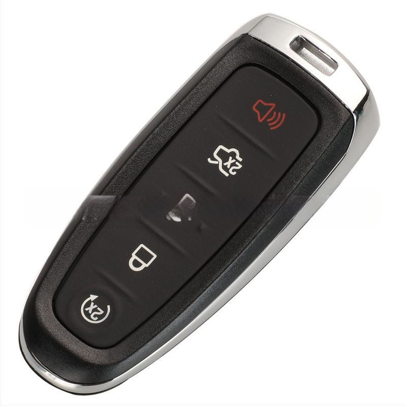 Ford 5 mygtukų raktų korpuso keitimas – plastikinis korpusas, raktų mentės medžiaga: varis + plastikas, svoris 29 g