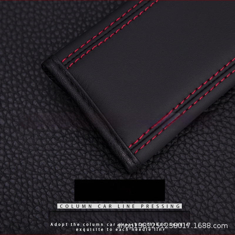 Δερμάτινο μαξιλαράκι ώμου ζώνης ασφαλείας αυτοκινήτου για παιδιά, Rich Victory, 20 g, εκτυπωμένο λογότυπο, εσωτερική διακόσμηση αυτοκινήτου