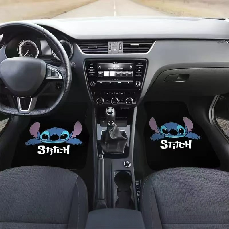 Vanilla Mountain zomšos kilimėliai automobiliui su logotipu, universalus tvirtinimas