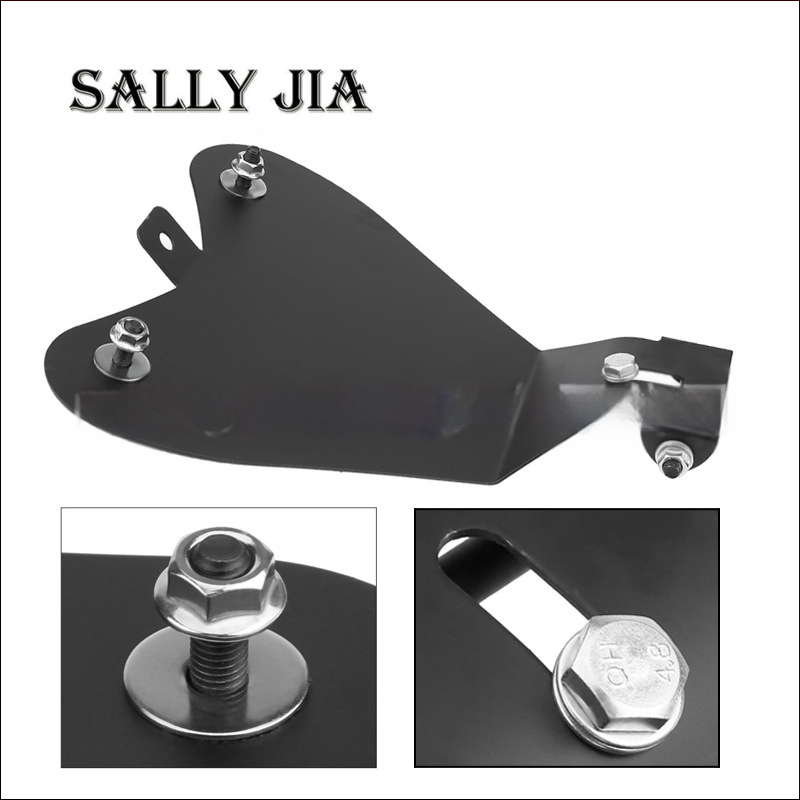 Osnovna ploča za sjedište Harley Cruiser sa vintage kožnim sjedalom na oprugu, jednosjed, model 01