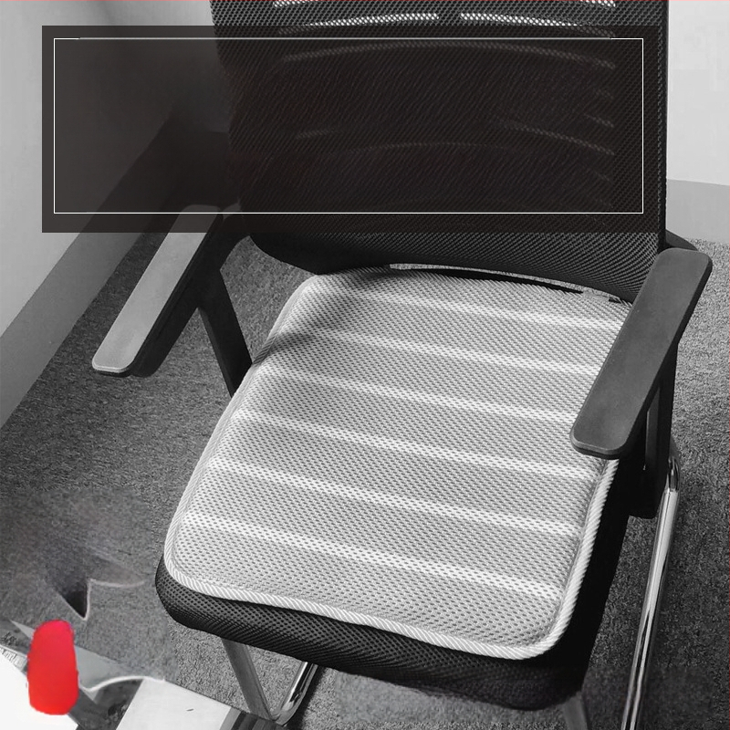 Aisimi biuro kėdės pagalvė su 3D avilių tinklo modeliu, neslystanti, skalbiama ir greitai džiūstanti, poliesterio pluošto šilumosizoliacija