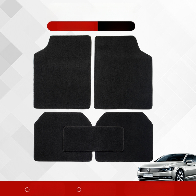 Automobilio kiliminė kilimėliai - 5 dalių rinkinys, PVC neslidus, Suderinama su bendrais modeliais, Logotipas spausdintas, Pritaikomas apdorojimas