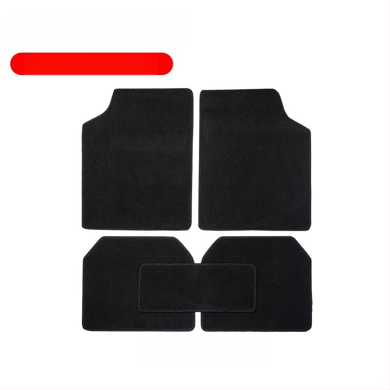 Automobilio kiliminė kilimėliai - 5 dalių rinkinys, PVC neslidus, Suderinama su bendrais modeliais, Logotipas spausdintas, Pritaikomas apdorojimas