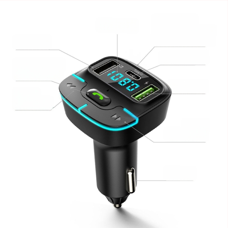 GZ03 automašīnas MP3 raidītājs, ABS korpuss, barošana no cigarešu aizdedzinātāja, bez iekšējās atmiņas