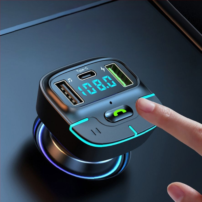 GZ03 automašīnas MP3 raidītājs, ABS korpuss, barošana no cigarešu aizdedzinātāja, bez iekšējās atmiņas