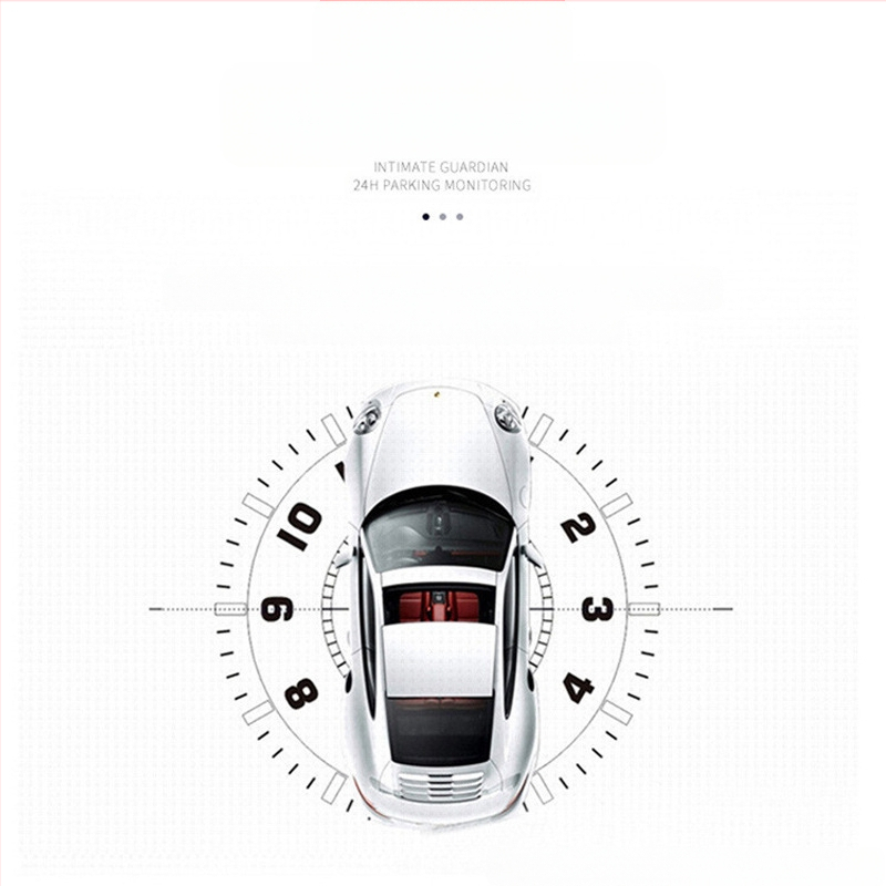 Видеорегистратор за автомобил C3 с двойна леща, 120° 720p, Wi‑Fi, циклично записване, предна и задна камера, 2.0-инчов дисплей