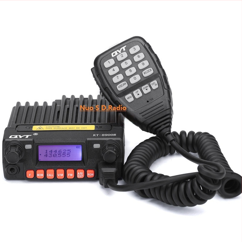 QYT KT8900R σταθμός αυτοκινήτου, επαγγελματικού επιπέδου, τριών σταδίων διπλής ετοιμότητας, συμπαγής ασύρματη μονάδα, 400–470 MHz