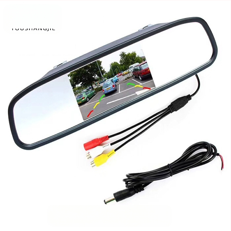 Дисплей за заден ход с TFT LCD, резолюция 800x480, вход N/P, универсална съвместимост