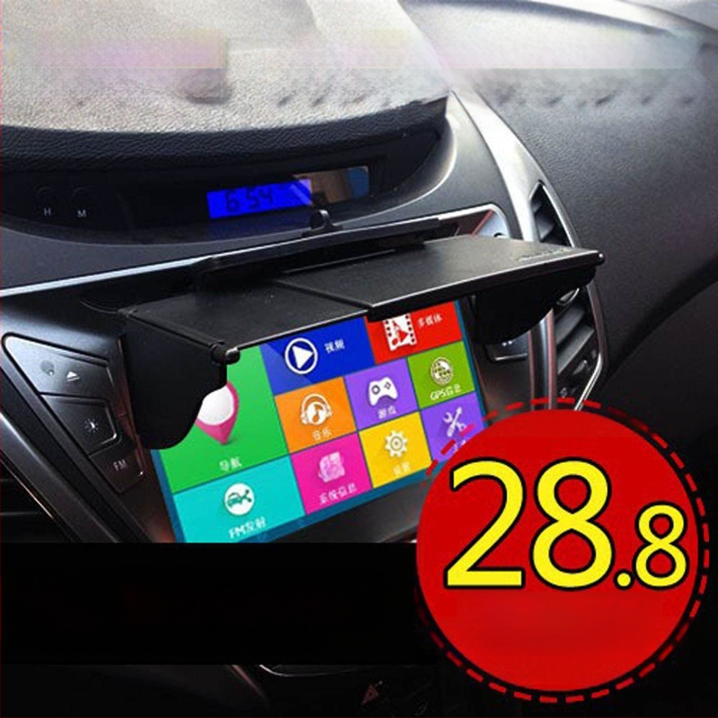 Automobilio navigacinio įrenginio ekrano skydelis, universalus suderinamumas, storesnis dizainas, montavimas elektrostatiniais lipdukais