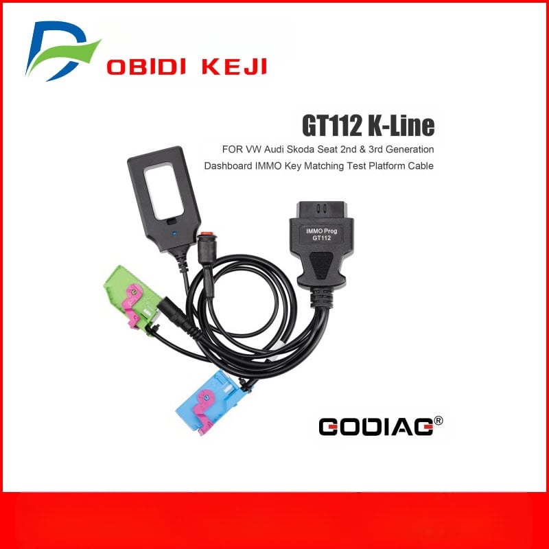 GODIAG GT112 K-Line automobilių diagnostikos įrankis VW/Audi/Skoda, 12V, -10–60°C