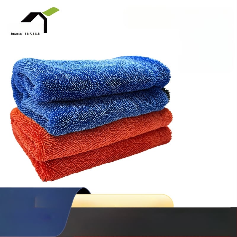 Automobilio skudurėlis, mikropluoštas, 1200gsm, su spaustom logotipu, spiralinės juostų dizainas, labai sugerianti automobilių valymui