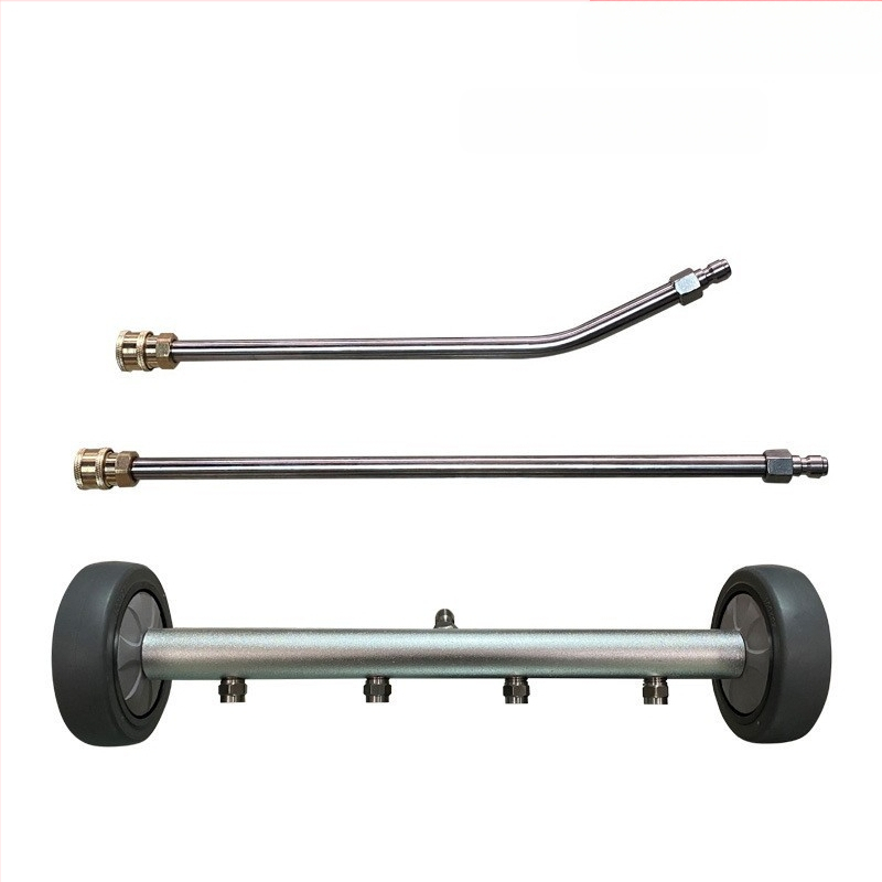 Rige automobilio šono ploviklis ir kelio šluostė, dviejų paskirčių paviršiaus valytuvas, 4000 psi, aliuminio lydinys, 1550 g