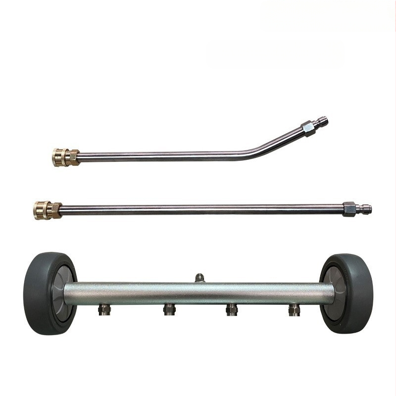 Rige automobilio šono ploviklis ir kelio šluostė, dviejų paskirčių paviršiaus valytuvas, 4000 psi, aliuminio lydinys, 1550 g