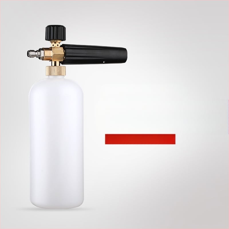 Putu pistole automašīnu mazgāšanai ar regulējamu ventilatora uzgali; vara galvas uzgalis; inženierplastmasas rokturis; izsmidzināšanas attālums 5; augsta spiediena tīrīšana un putu dezinfekcija