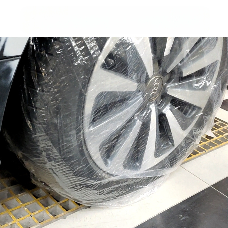 Πλαστική θήκη μίας χρήσης για ελαστικά αυτοκινήτων για βαφές, καθολική προστασία κατά της ούρησης σκύλου, PVC, μοντέλο +63, μάρκα Great beauty speed of light, πιστοποιημένη ιδιωτική ετικέτα: Ναι