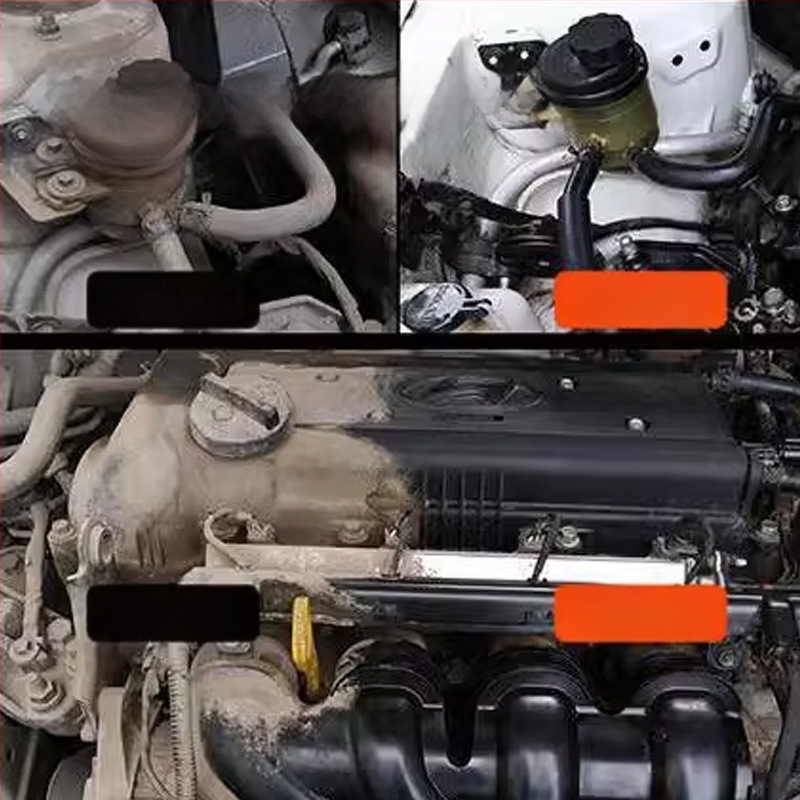 Dzinēja nodalījuma ārējā tīrīšanas šķīdums, sārmaina putu degreizers; noņem smagus eļas traipus; derīguma termiņš 3 gadi.