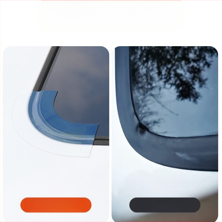 Panoraminio stogo sandarinimo lipdukas, atsparus vandeniui, su nano klijais, 0.5 mm storis, universalus suderinamumas, galimas pritaikymas